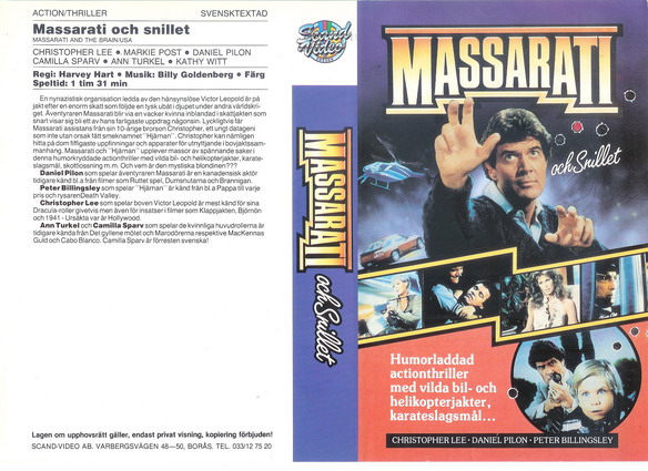 MASSARATI OCH SNILLET (VHS)