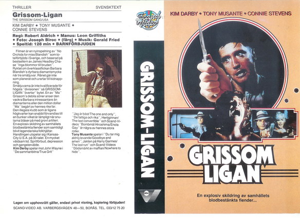 GRISSOM-LIGAN(vhs omslag)