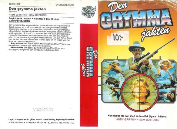 DEN GRYMMA JAKTEN (VHS)