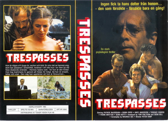 TRESPASSES (vhs-omslag)