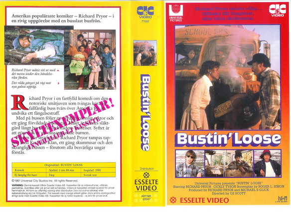 220447 BUSTIN LOOSE (VHS)