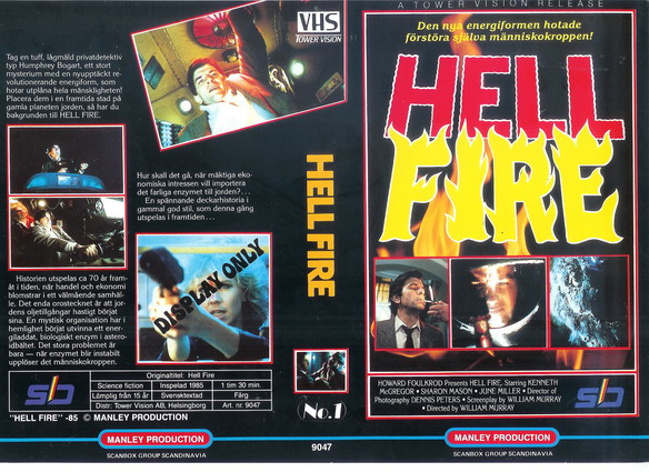HELL FIRE (vhs-omslag)