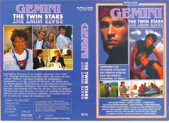GEMINI-THE TWIN STARS (vhs-omslag)