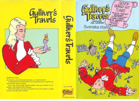 GULLIVER'S TRAVELS (Vhs-Omslag)