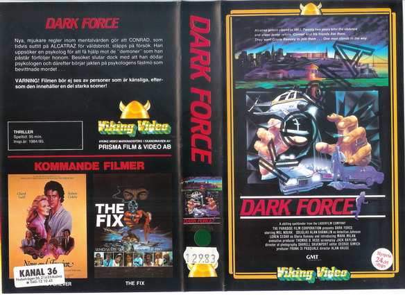 DARK FORCE (VHS)