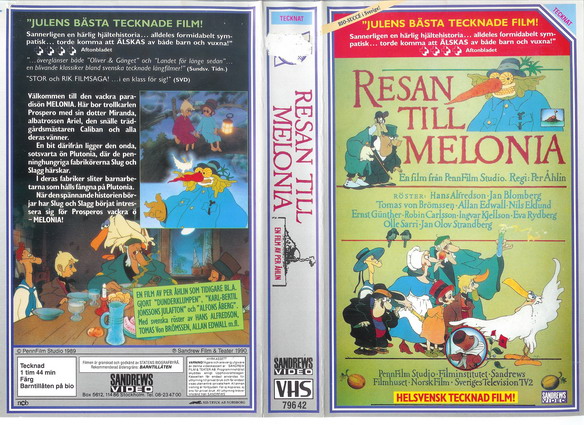 796 42 RESAN TILL MELONIA (VHS)