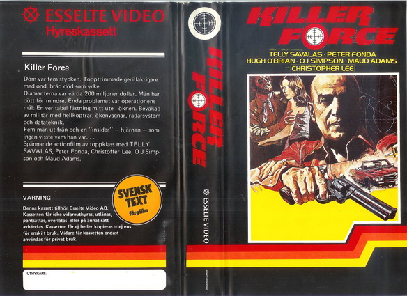 KILLER FORCE  (VHS)