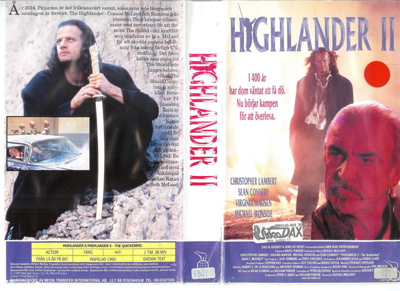 HIGHLANDER 2 (VHS)