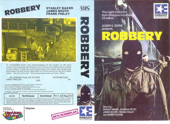 ROBBERY (Vhs-Omslag)