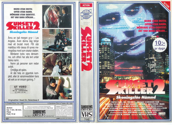 71642 SUNSET KILLER 2 (VHS)