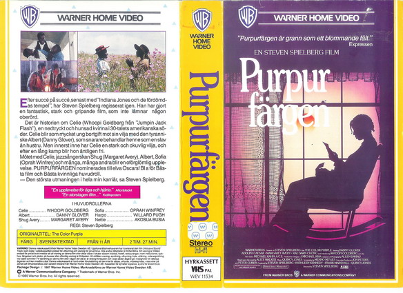 11534 PURPURFÄRGEN (VHS)