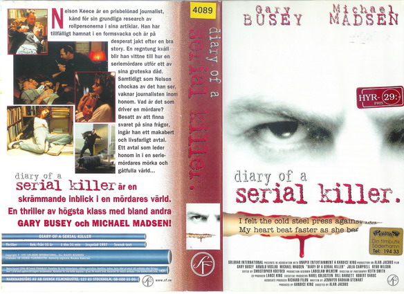 DIARY OF A SERIAL KILLER (VHS)
