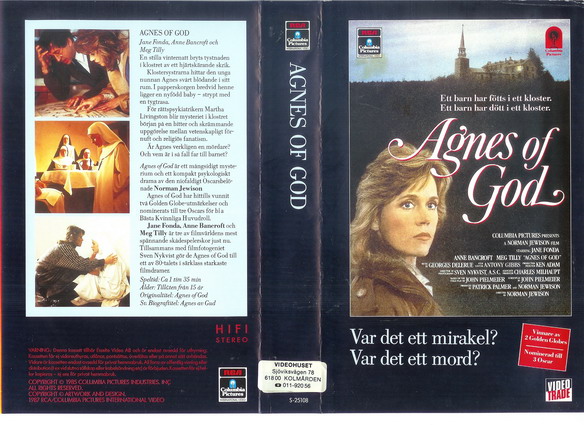25108 AGNES OF GOD (VHS)