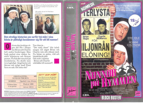 16111 NUNNOR PÅ RYMMEN (VHS)