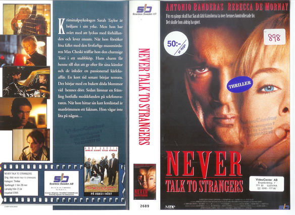 2689 NEVER TALK TO STRANGERS (VHS)