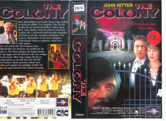 COLONY (vhs-omslag)