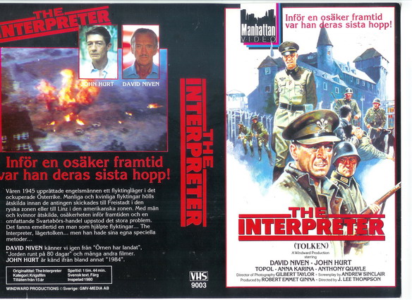 9003 INTERPRETER (VHS)