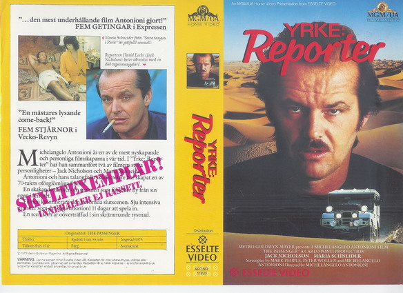 YRKE:REPORTER  (VHS)
