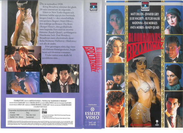 25263 BLOODHOUNDS BROADWAY (VHS)
