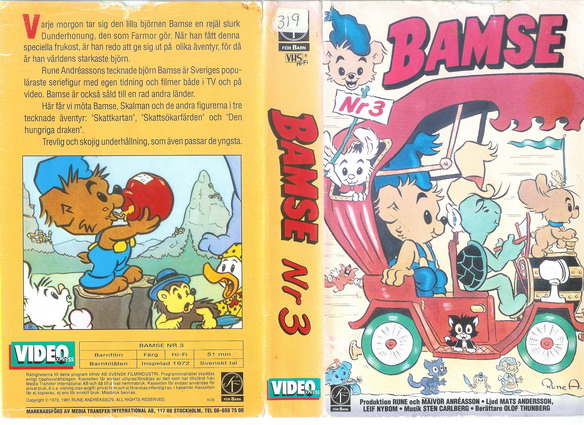 BAMSE NR 3 (VHS)