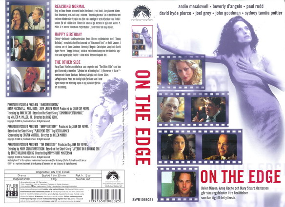 ON THE EDGE (VHS)