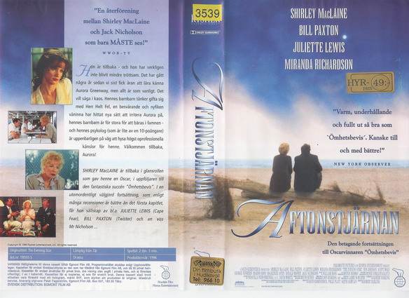 AFTONSTJÄRNAN (VHS)
