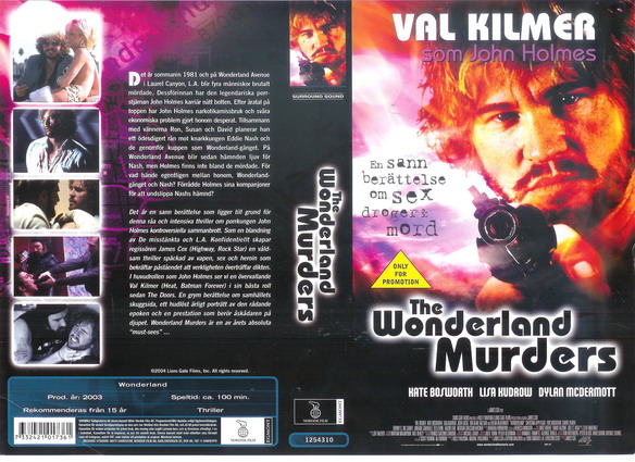 WONDERLAND MURDERS (VHS)