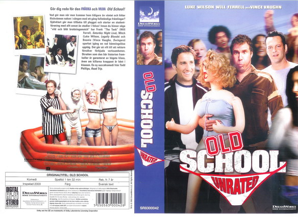 OLD SCHOOL - UNRATED (Vhs-Omslag)