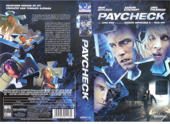 PAYCHECK (VHS)