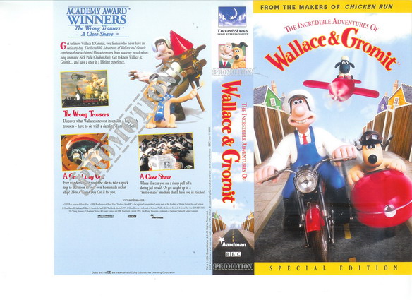 WALLACE & GROMIT (Vhs-Omslag)