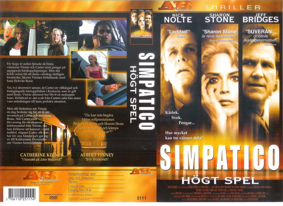 5111 SIMPATICO - HÖGT SPEL (VHS)