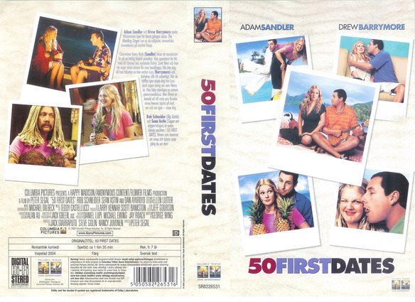 50 FIRST DATES (VHS)