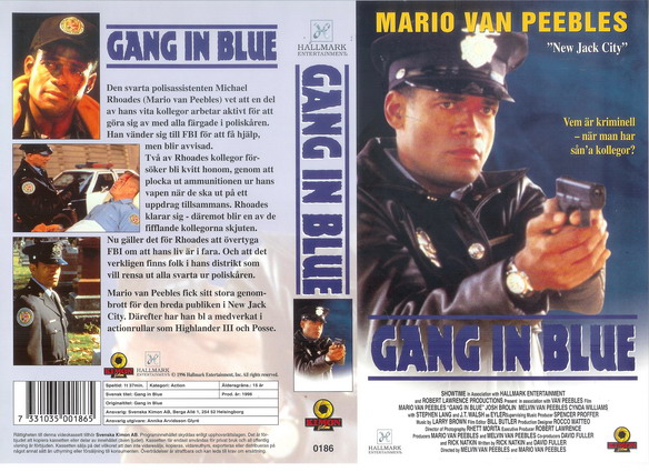 0186 GANG IN BLUE (vhs)