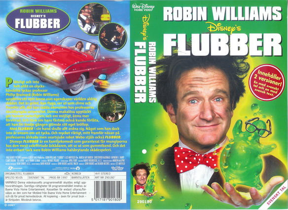 290180 FLUBBER (VHS)