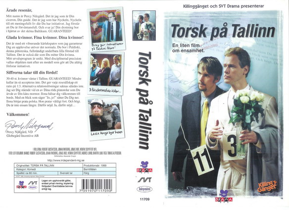 TORSK PÅ TALLIN(Vhs-Omslag)