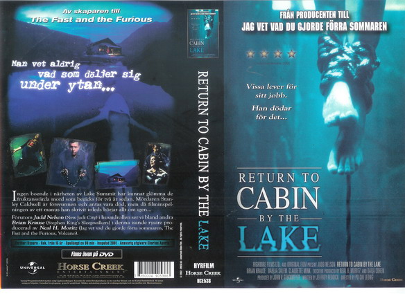 RETURN TO CABIN BY THE LAKE (Vhs-Omslag)