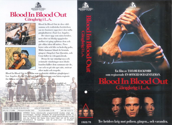 BLOOD IN BLOOD OUT (Vhs-Omslag)