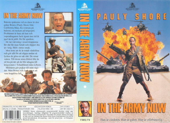 7365/73 IN THE ARMY NOW (VHS)