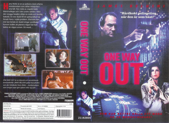 ONE WAY OUT (Vhs-Omslag)