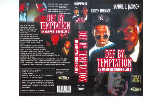 Def by temptation  (VHS) ny