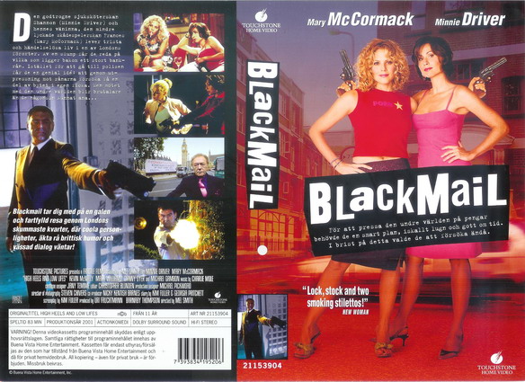 BLACKMAIL (vhs-omslag)