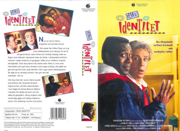 1256/73 GALEN IDENTITET (VHS)