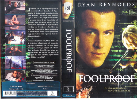 FOOLPROOF (VHS)