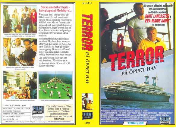 340 Terror På Öppet Hav (VHS)