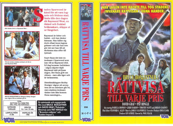258 RÄTTVISA TILL VARJE PRIS (VHS)