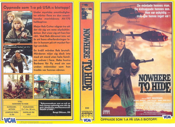 200 NOWHERE TO HIDE (VHS)