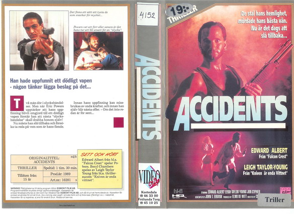 ACCIDENTS (vhs)