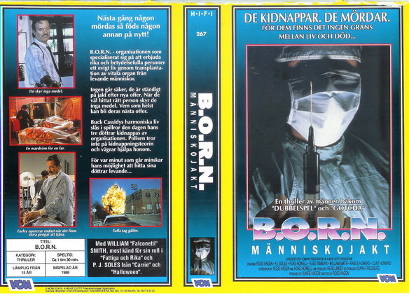 267 B.O.R.N.-Människojakt (VHS)