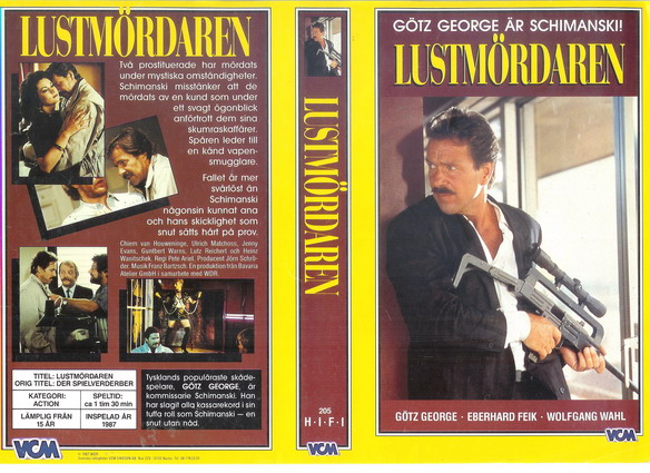 205 LUSTMÖRDAREN (VHS)