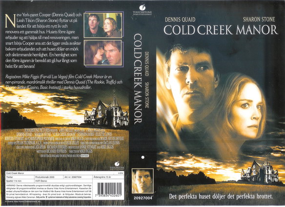 20927004 COLD CREEK MANOR (VHS)